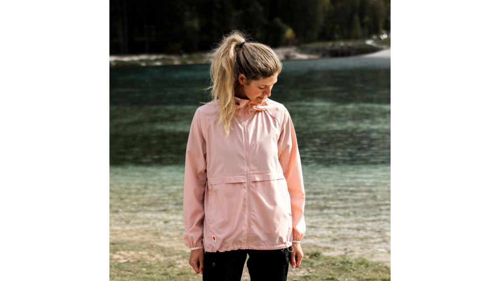 Fjallraven High Coast Wind Hoodie - Womens, Chalk Rose, Extra Small, F14500153-302-XS