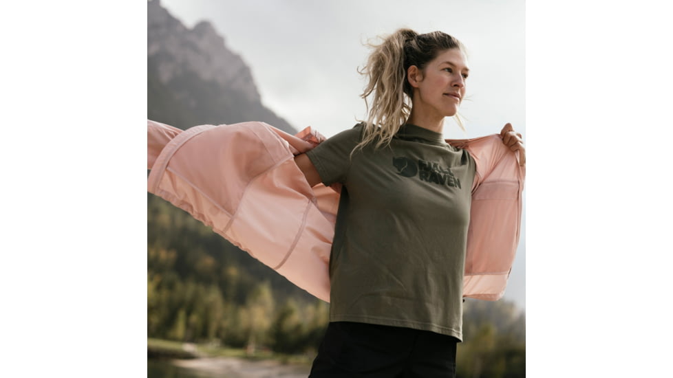 Fjallraven High Coast Wind Hoodie - Womens, Chalk Rose, Extra Small, F14500153-302-XS