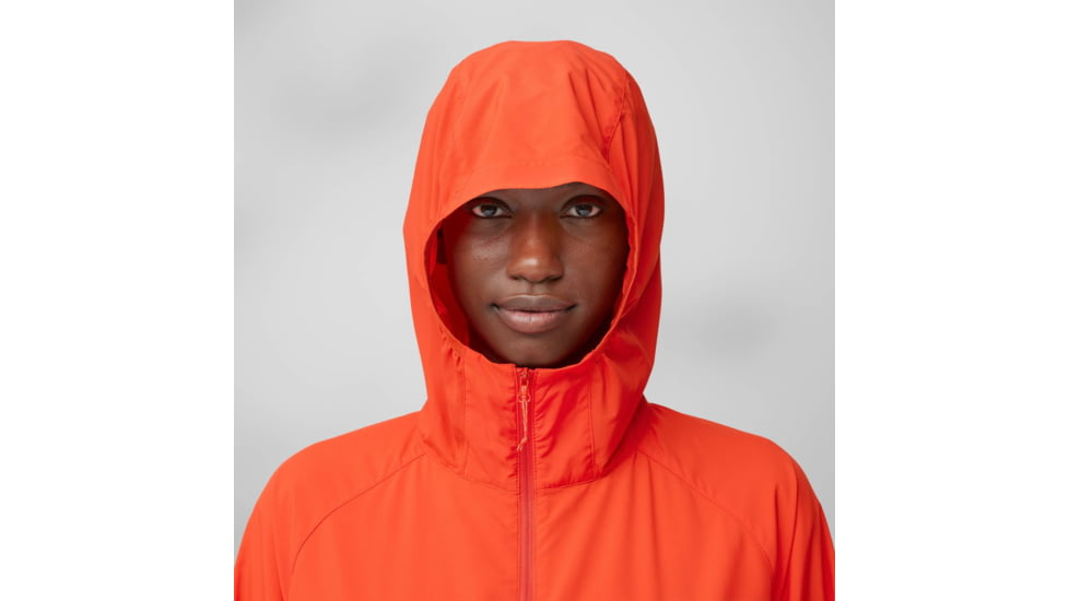 Fjallraven High Coast Wind Hoodie - Womens, Flame Orange, Large, F14500153-214-L