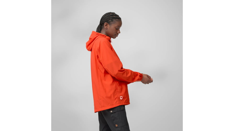 Fjallraven High Coast Wind Hoodie - Womens, Flame Orange, Large, F14500153-214-L