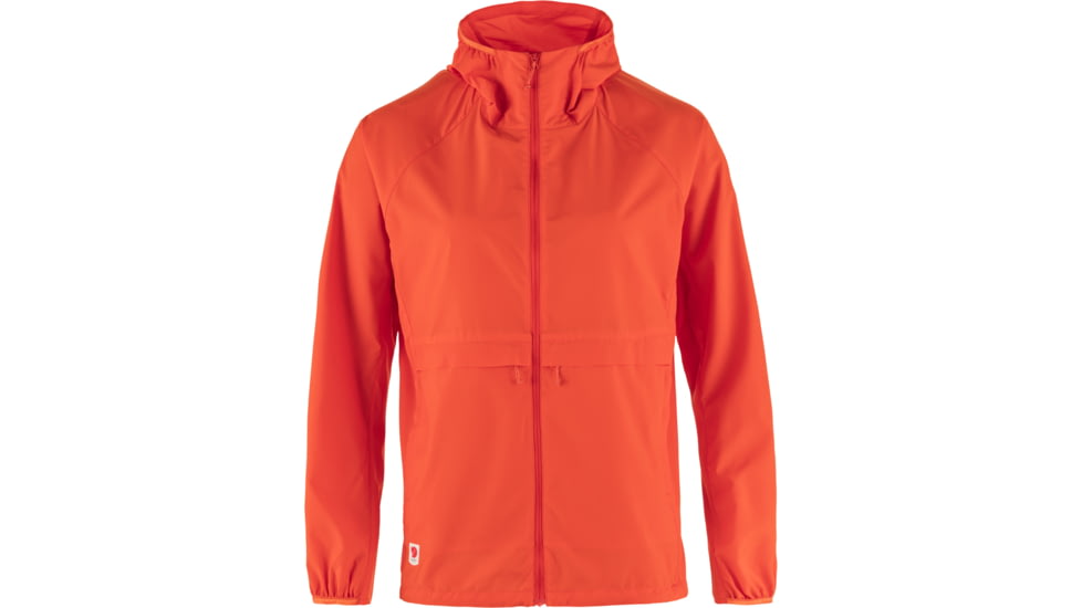 Fjallraven High Coast Wind Hoodie - Womens, Flame Orange, Large, F14500153-214-L