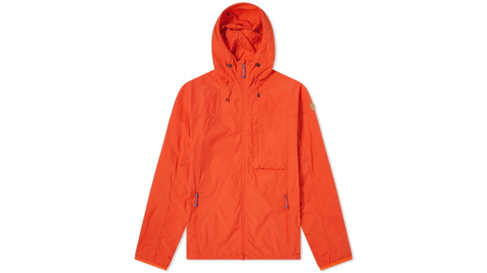 Fjallraven High Coast Wind Jacket - Mens, Flame Orange, Extra Large, F82464-214-XL