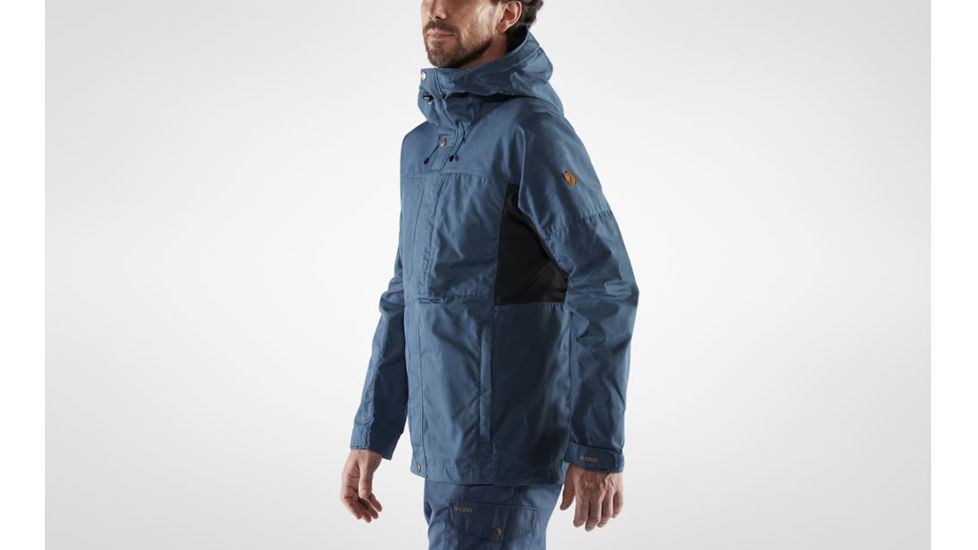 Fjallraven Kaipak Jacket - Mens, Uncle Blue/Dark Grey, Large, F81166-520-030-L