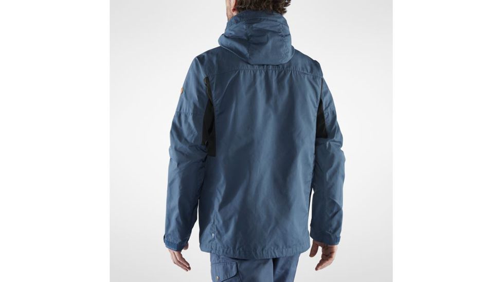 Fjallraven Kaipak Jacket - Mens, Uncle Blue/Dark Grey, Large, F81166-520-030-L
