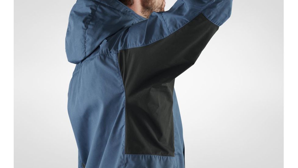 Fjallraven Kaipak Jacket - Mens, Uncle Blue/Dark Grey, Large, F81166-520-030-L