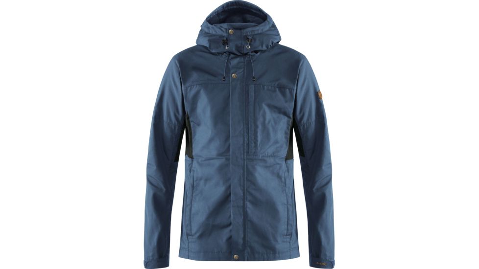 Fjallraven Kaipak Jacket - Mens, Uncle Blue/Dark Grey, Large, F81166-520-030-L