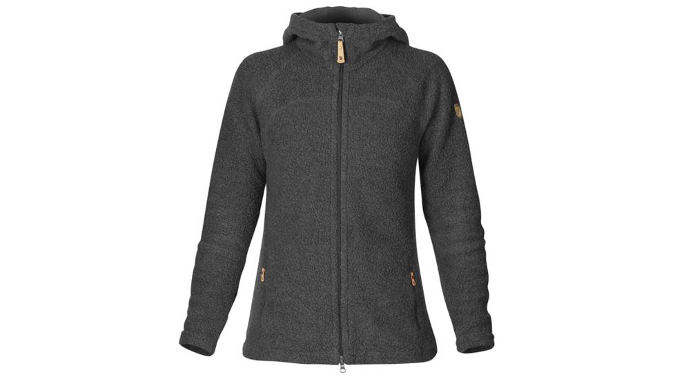 Fjallraven Kaitum Fleece Jacket - Womens, Dark Grey, Extra Small, F89666-030-XS