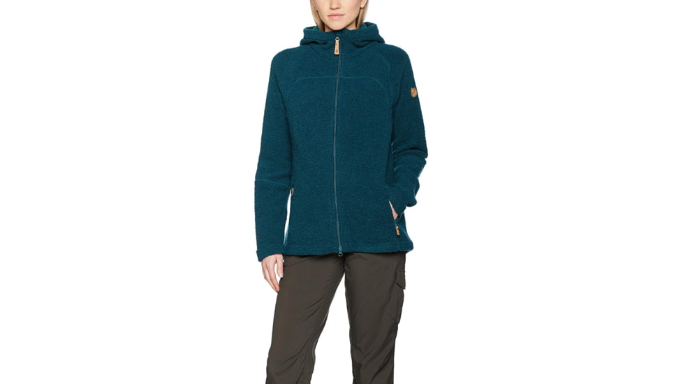 Fjallraven Kaitum Fleece Jacket - Womens, Glacier Green, Extra Small, F89666-646-XS