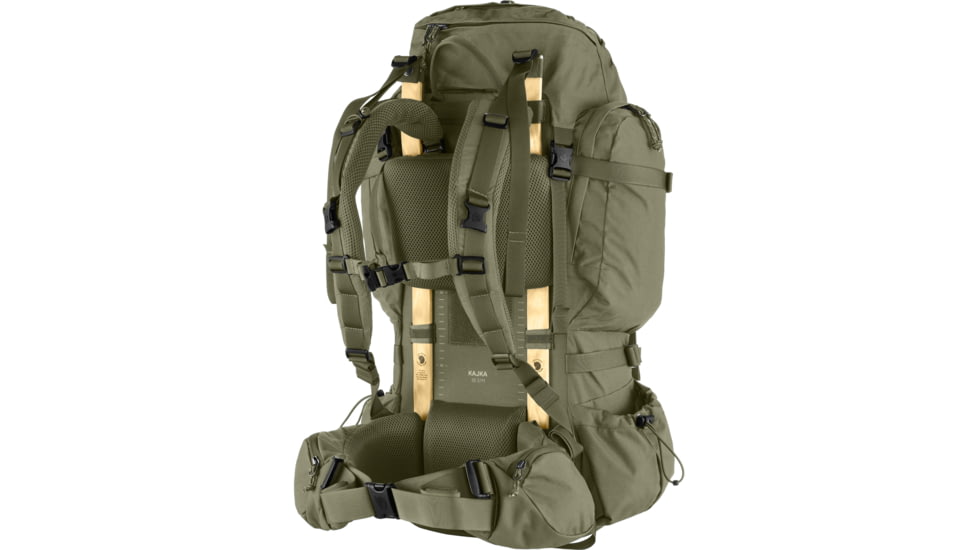 Fjallraven Kajka 55L Backpacks - Unisex, Green, Large, F23-620OS