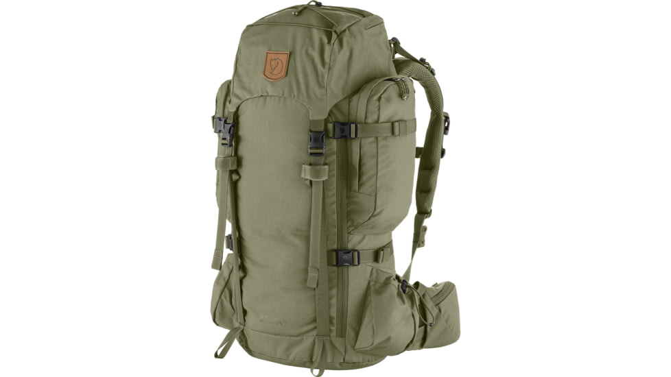 Fjallraven Kajka 55L Backpacks - Unisex, Green, Large, F23-620OS