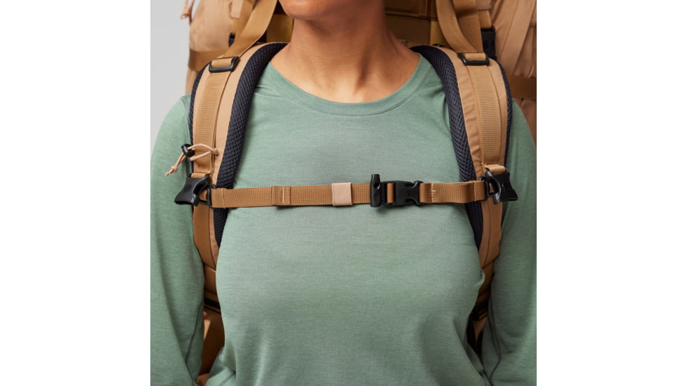 Fjallraven Kajka 55L Backpacks - Unisex, Khaki Dust, Small/Medium, F24-228OS