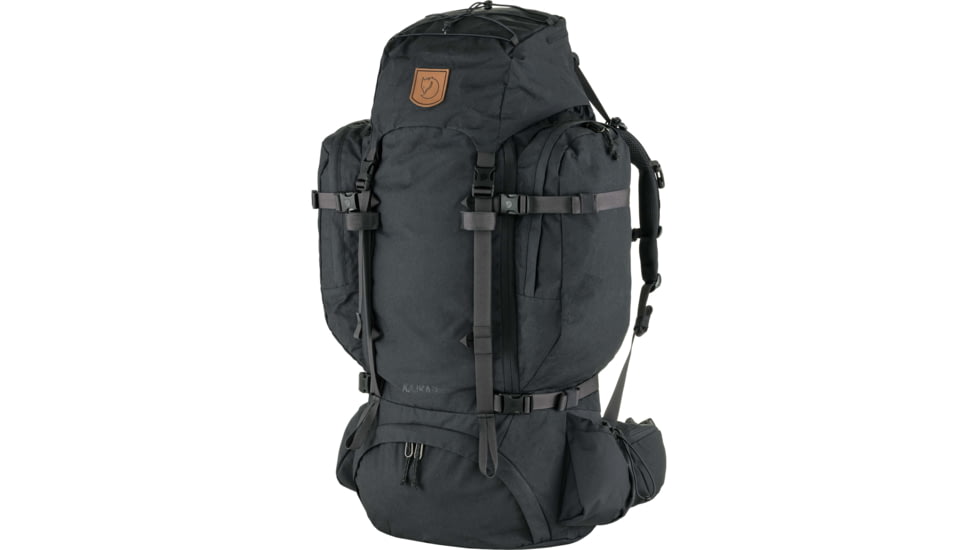 Fjallraven Kajka 75L Backpack, Coal Black, Small/Medium, F24200024-37-One Size