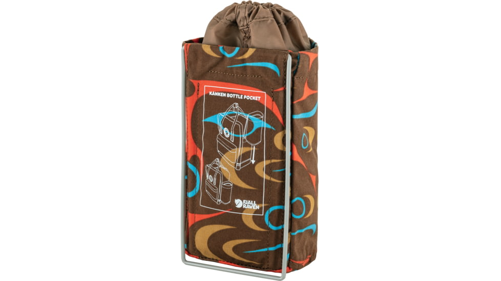 Fjallraven Kanken Art Bottle Pocket - Unisex, Qeluts, One Size, F23-967OS