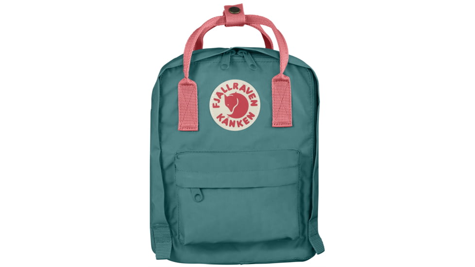 Fjallraven Kanken Backpack - Kid's-Frost Green/Peach Pink-7 L