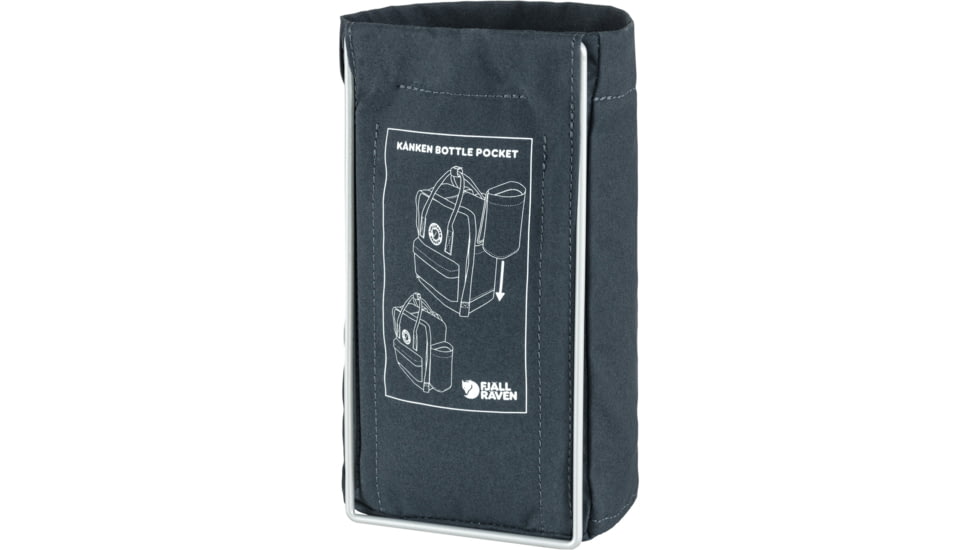 Fjallraven Kanken Bottle Pocket, Navy, One Size, F23793-560-One Size