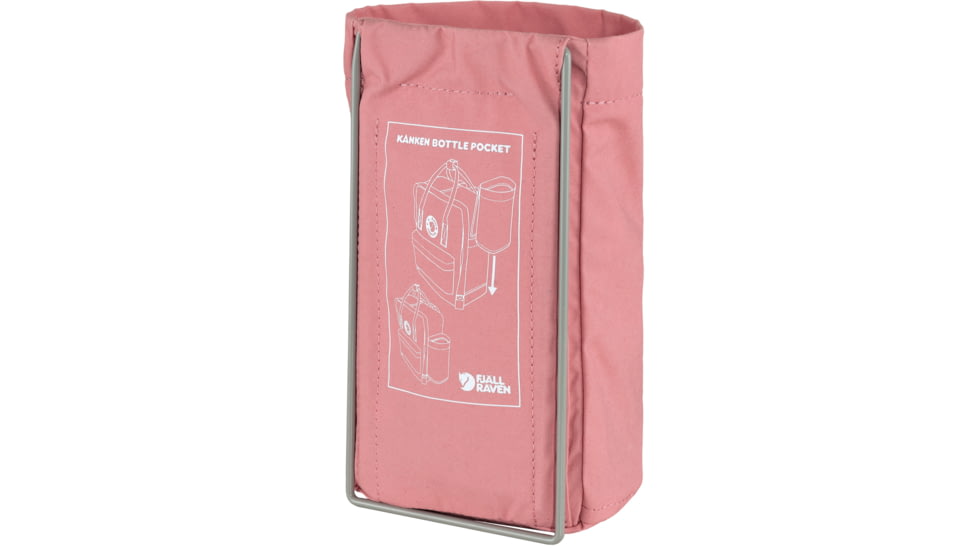 Fjallraven Kanken Bottle Pocket, Pink, One Size, F23793-312-One Size