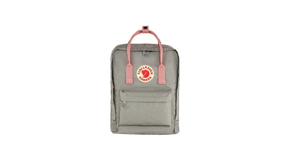 Fjallraven Kanken Daypack, 16 Liters, Fog/Pink, One Size, F23510-021-312-One Size