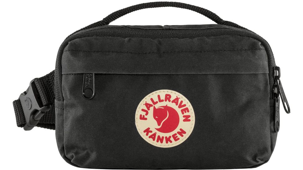 Fjallraven Kanken Hip Pack, Black, One Size, F23796-550-One Size