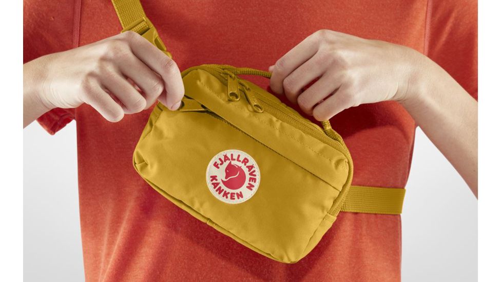 Fjallraven Kanken Hip Pack, Ochre, One Size, F23796-160-One Size