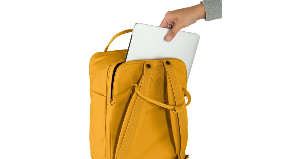 Fjallraven Kanken Laptop 15in Pack, Ochre, One Size, F23524-160-One Size