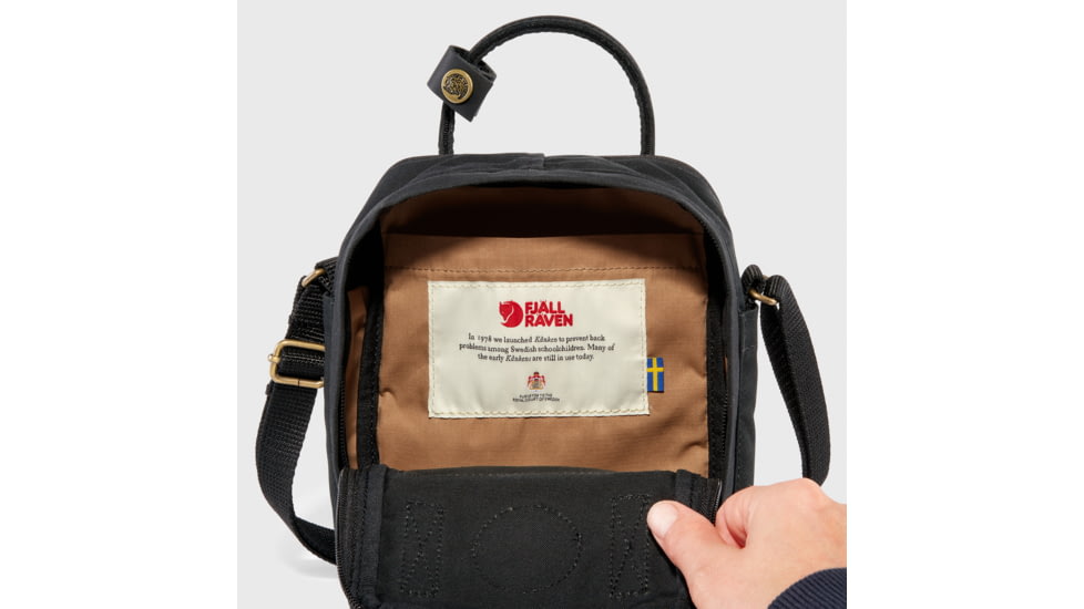 Fjallraven Kanken No. 2 Black Sling, Black, One Size, F23799-550-One Size