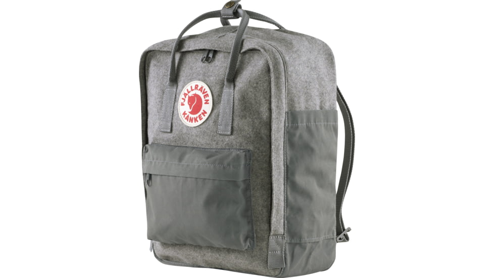 Fjallraven Kanken Re-Wool Pack, Granite Grey, F23330-027-One Size