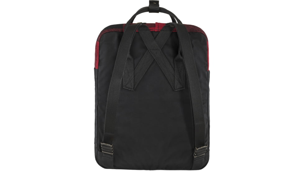 Fjallraven Kanken Re-Wool Pack, Red/Black, F23330-320-550-One Size