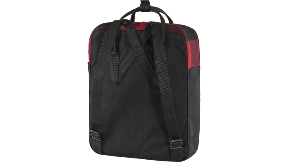 Fjallraven Kanken Re-Wool Pack, Red/Black, F23330-320-550-One Size