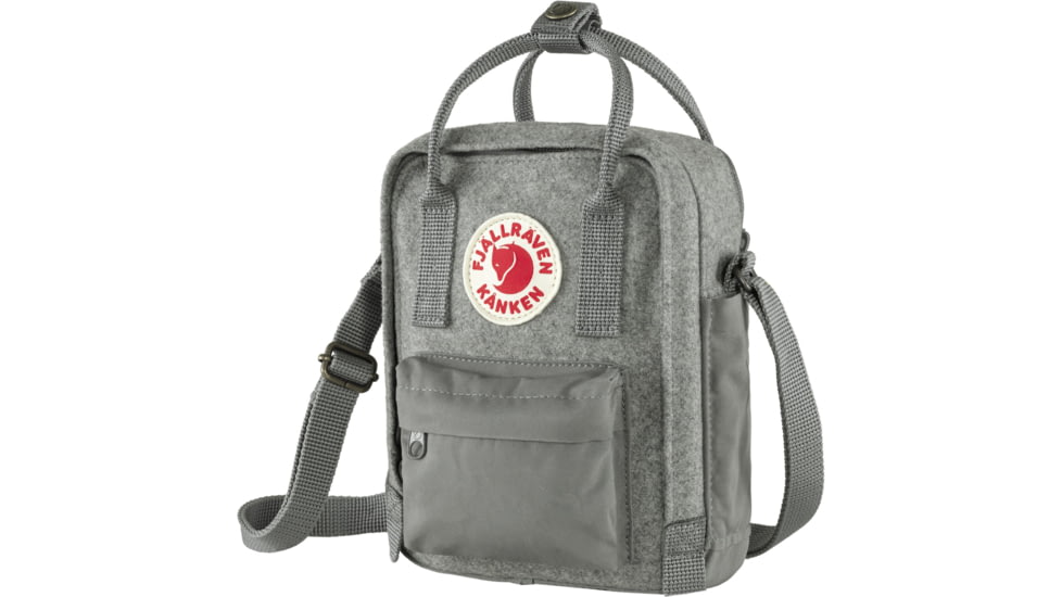 Fjallraven Kanken Re-Wool Sling, Granite Grey, F23329-027-One Size