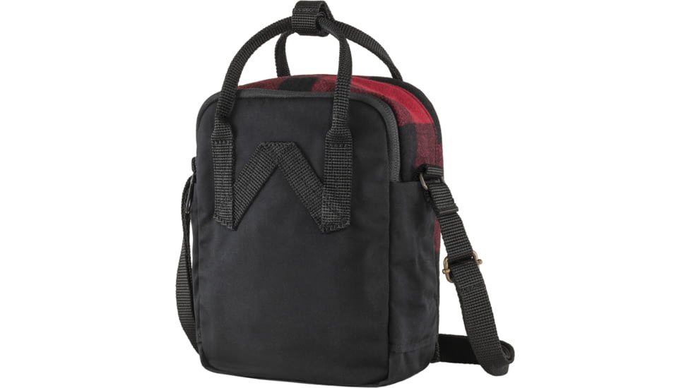 Fjallraven Kanken Re-Wool Sling, Red/Black, F23329-320-550-One Size