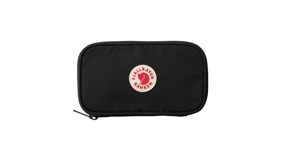 Fjallraven Kanken Travel Wallet, Black, One Size, F23781-550-One Size