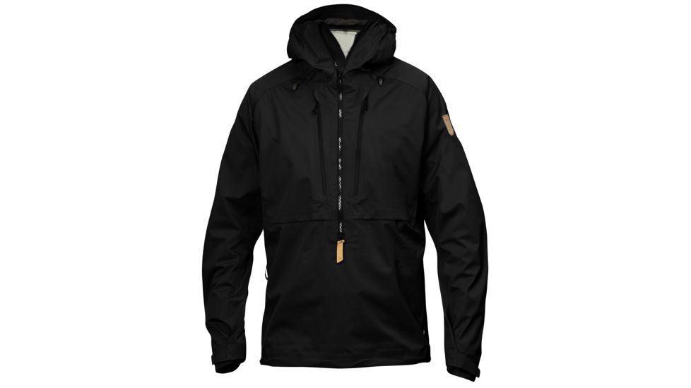 Fjallraven Keb Eco-Shell Anorak - Men's-Black-Large