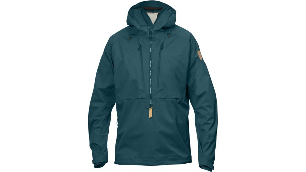Fjallraven Keb Eco-Shell Anorak - Men's-Glacier Green-Medium