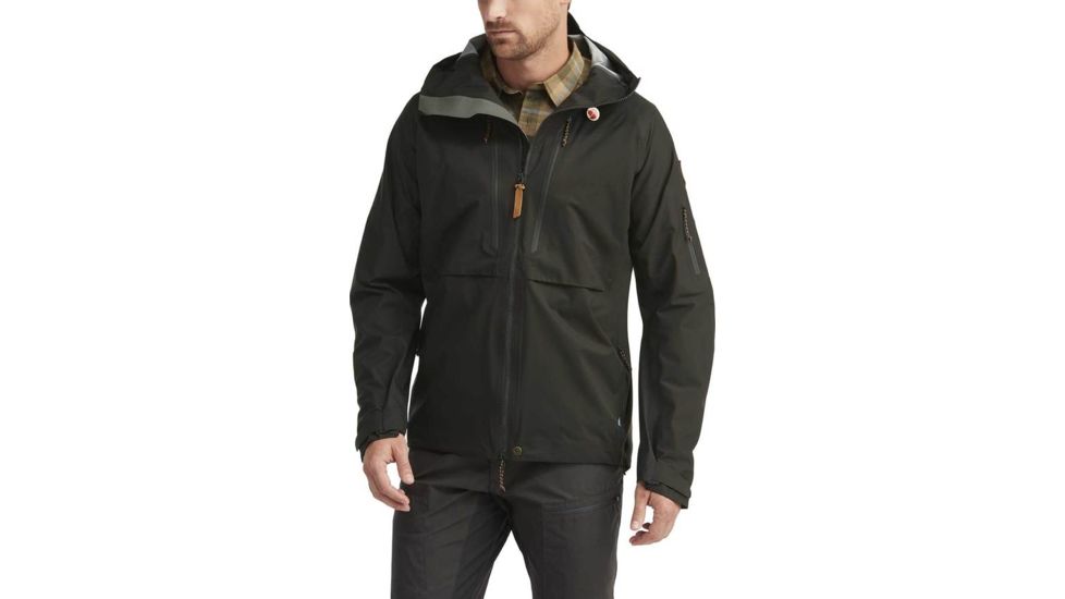 Fjallraven Keb Eco-Shell Jacket - Men's, Black, Extra Small, F82411-550-XS