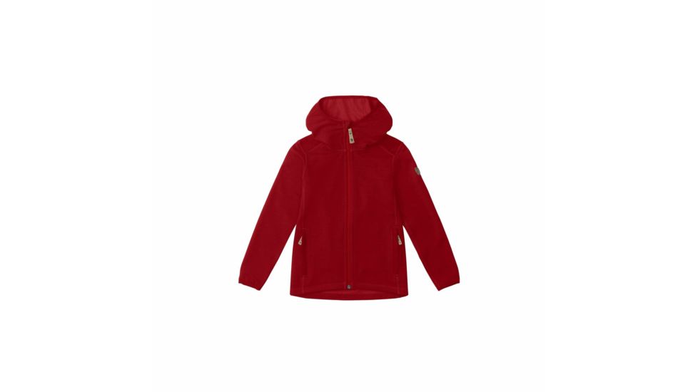 Fjallraven Keb Fleece Hoodie - Kids, Lava, 140, F80880-335-140