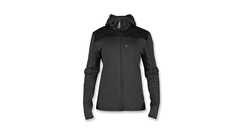 Fjallraven Keb Fleece Hoodie - Women's-Dark Grey-X-Small