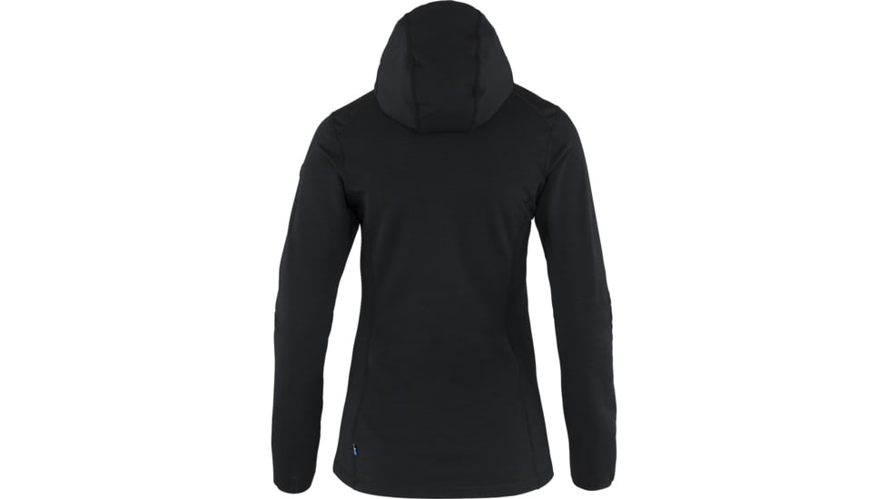 Fjallraven Keb Fleece Hoodie - Womens, Black, Medium, F89765-550-M