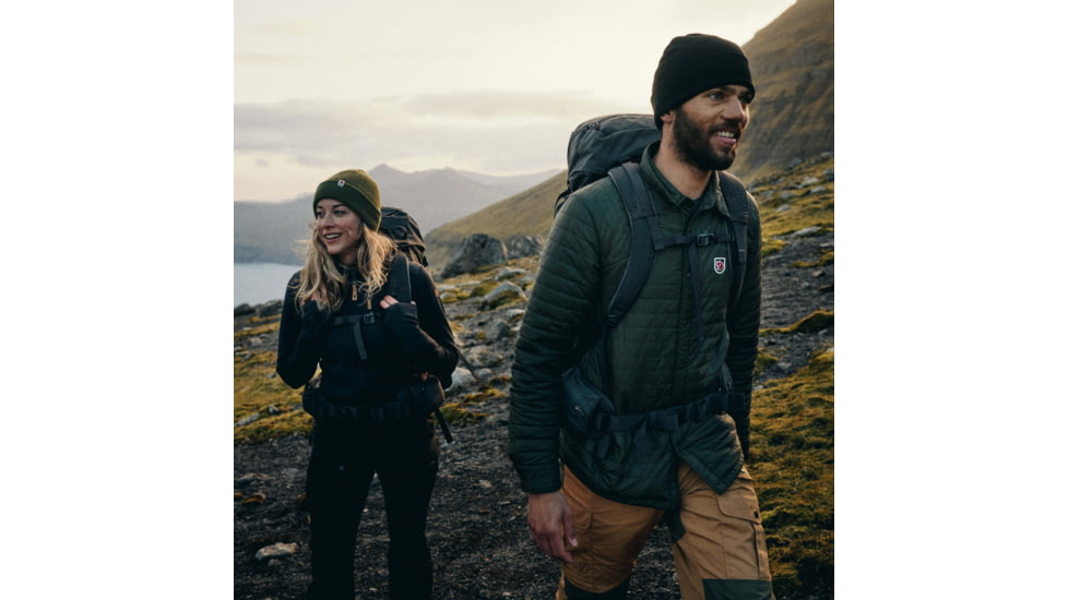 Fjallraven Keb Fleece Hoodie - Womens, Black, Medium, F89765-550-M
