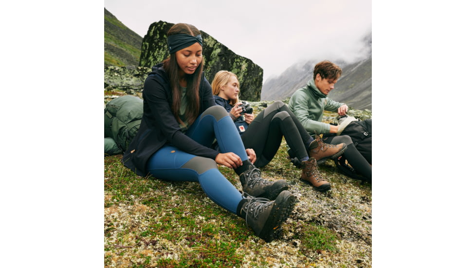 Fjallraven Keb Fleece Hoodie - Womens, Black, Medium, F89765-550-M