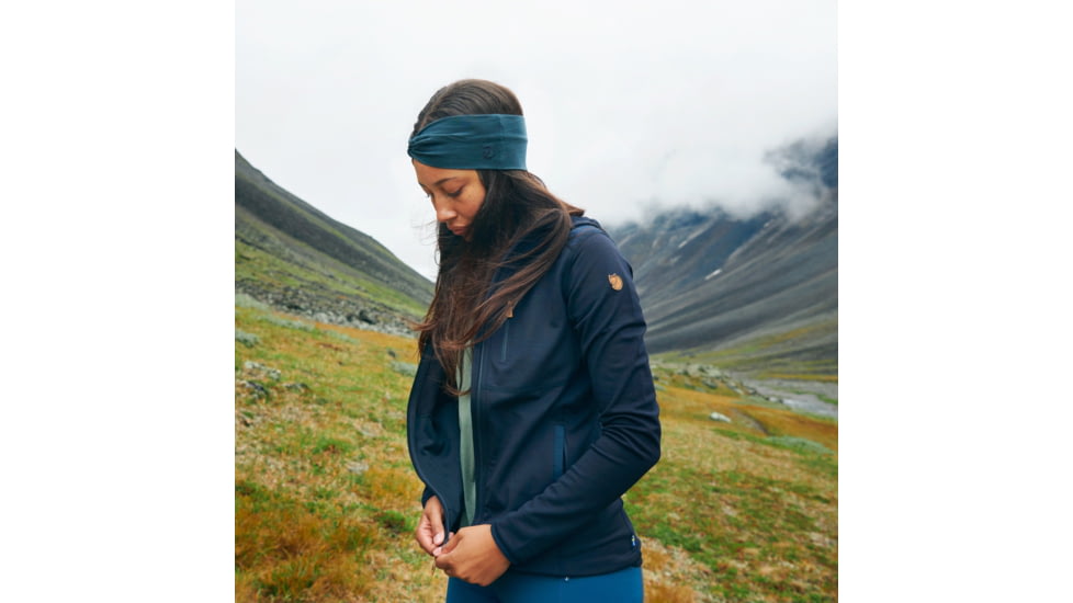 Fjallraven Keb Fleece Hoodie - Womens, Dark Navy, Extra Small, F89765-555-XS