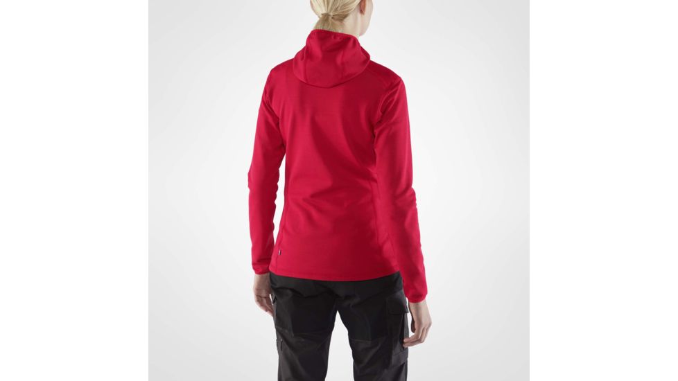 Fjallraven Keb Fleece Hoodie - Womens, Lava, Large, F89765-335-L