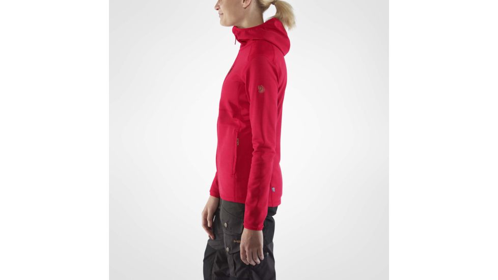 Fjallraven Keb Fleece Hoodie - Womens, Lava, Large, F89765-335-L