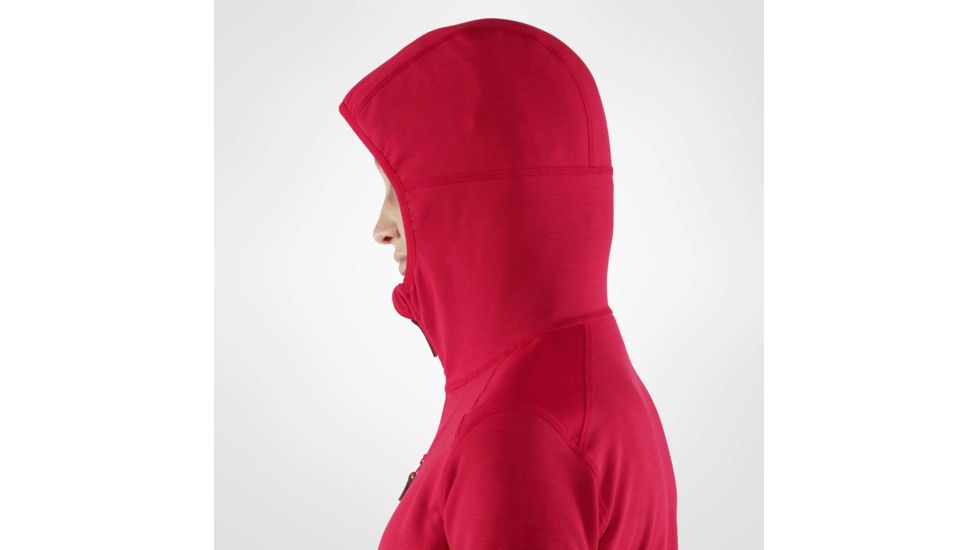 Fjallraven Keb Fleece Hoodie - Womens, Lava, Large, F89765-335-L