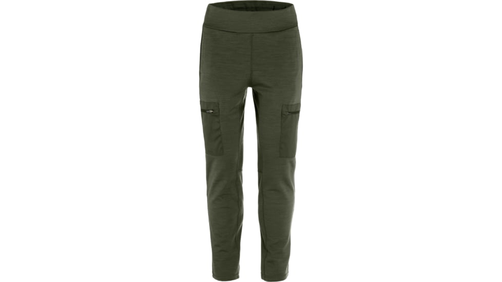 Fjallraven Keb Fleece Trousers - Womens, Deep Forest, Extra Large, F86995-662-XL