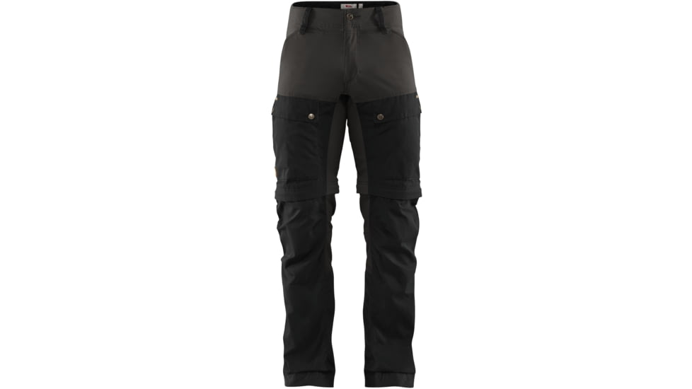 Fjallraven Keb Gaiter Trekking Trousers - Mens, Black-Stone Grey, 44 EU, F80808-550-018-44