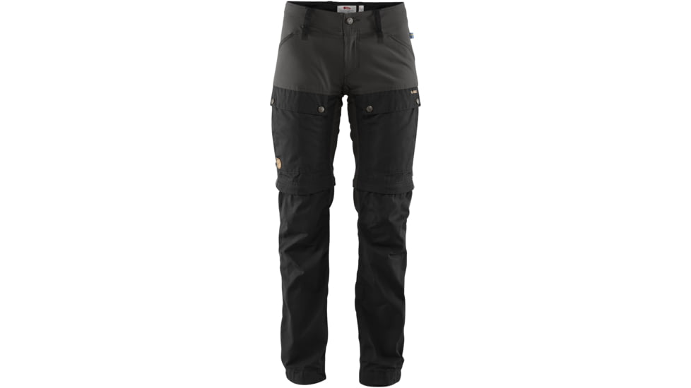 Fjallraven Keb Gaiter Trekking Trousers - Womens, Black-Stone Grey, 40 EU, F89851-550-018-34