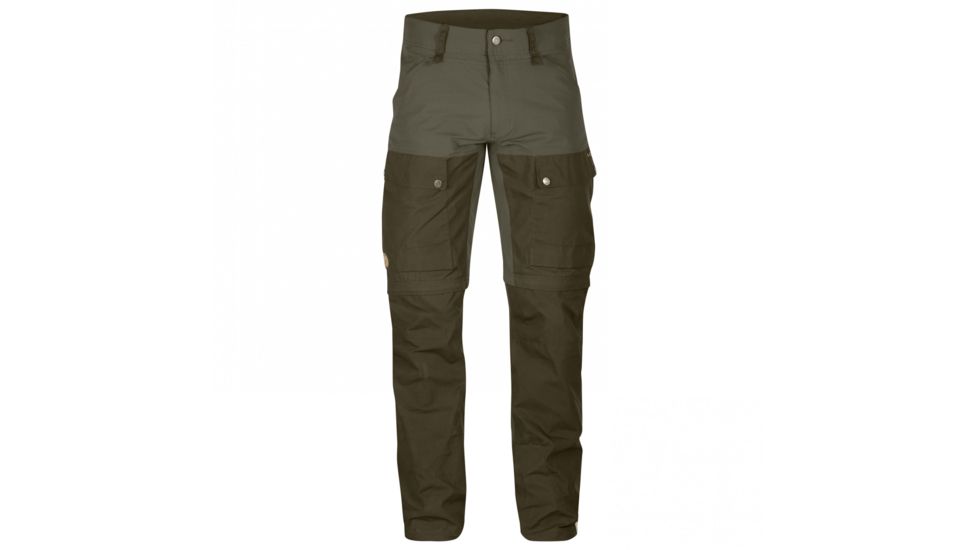 Fjallraven Keb Gaiter Trousers - Mens, Deep Forest-Laurel Green, 46 Waist, Regular Inseam, F80808-662-625-46