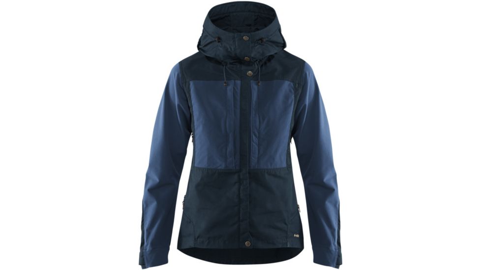 Fjallraven Keb Jacket - Womens, Dark Navy-Uncle Blue, Large, F89892-555-520-L