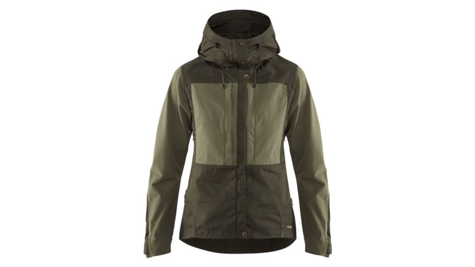 Fjallraven Keb Jacket - Womens, Deep Forest-Laurel Green, Large, F89892-662-625-L