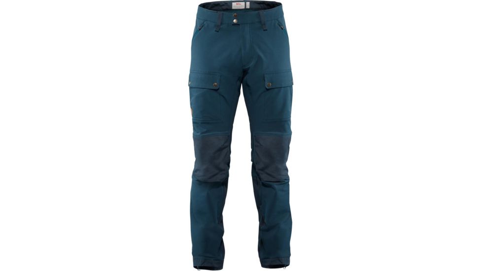 Fjallraven Keb Touring Trousers - Mens, Storm/Night Sky, 56 Waist, Long Inseam, F82283-638-575-56